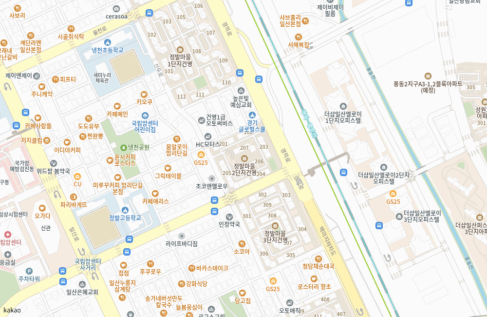 정발마을 2·3단지 재건축: 262세대 선도지구와 LH 검토 단계